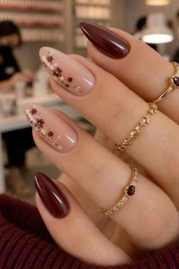 Almond Nails Designs Fall