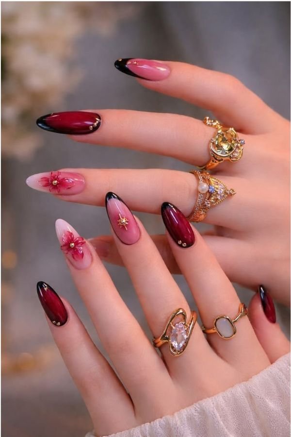 Almond Nails Designs Y2K