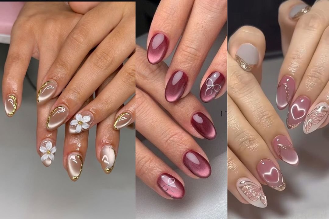Cat Eye Nails Design Short Nail