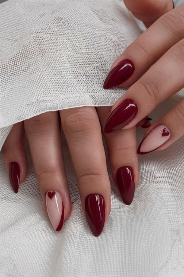 Red Nail Designs Aesthetic