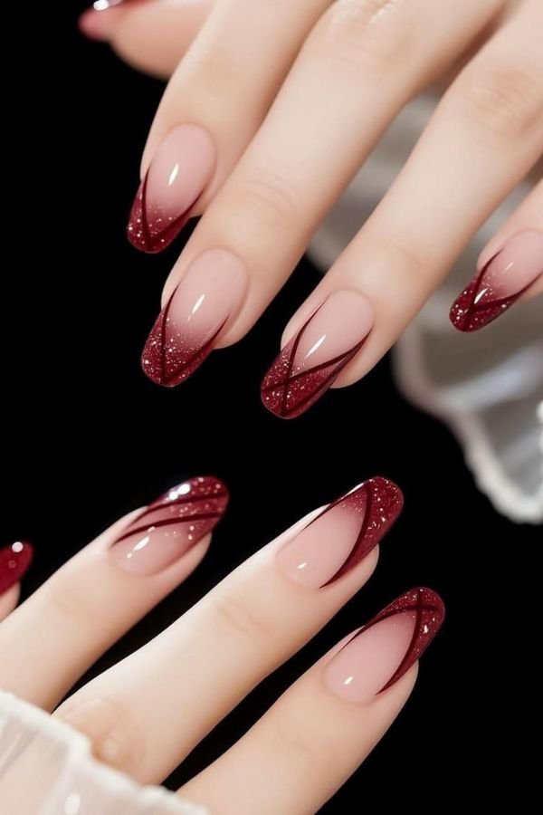 Chrome Nails Designs French