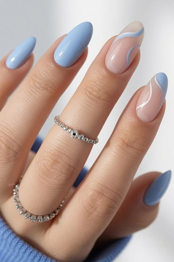Almond Nails Designs French Tip