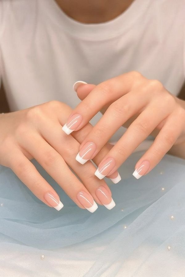 Square Nail Designs French