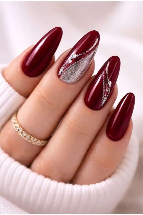 Red Nail Designs Aesthetic