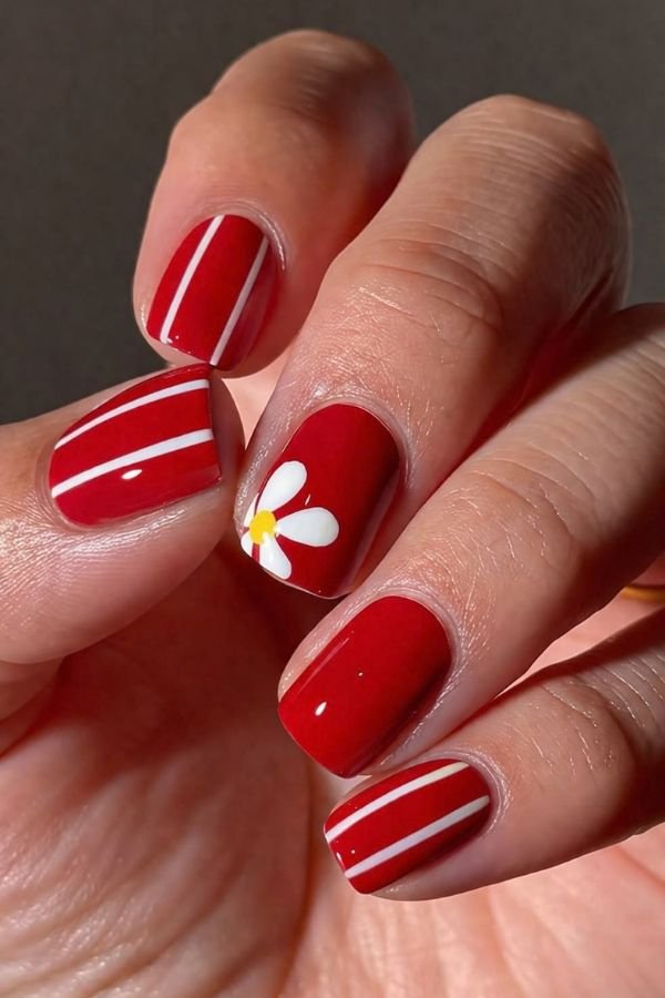 Red Nail Designs Summer