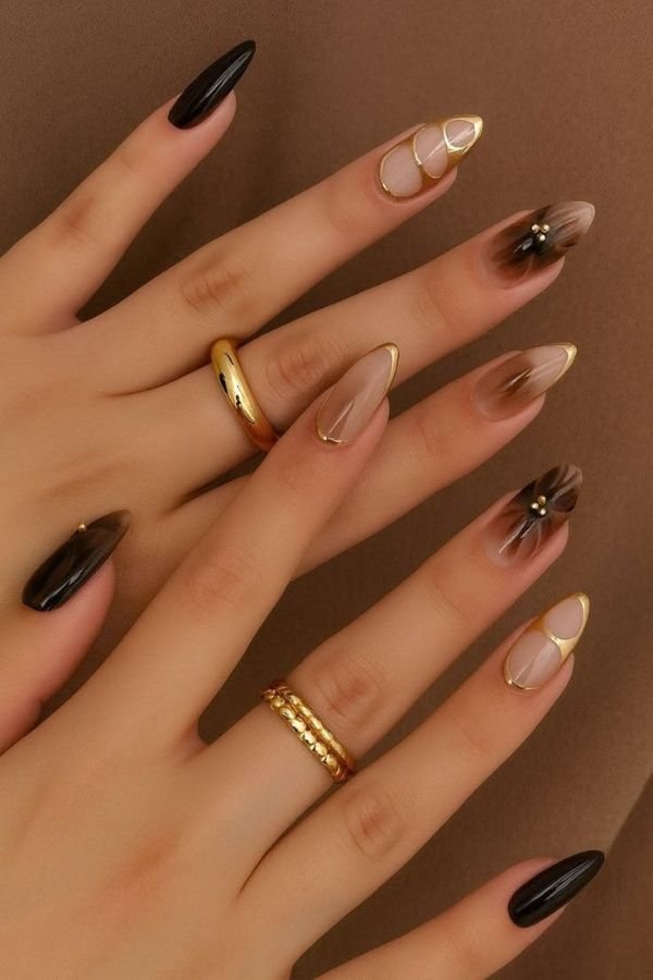 Almond Nails Designs Fall