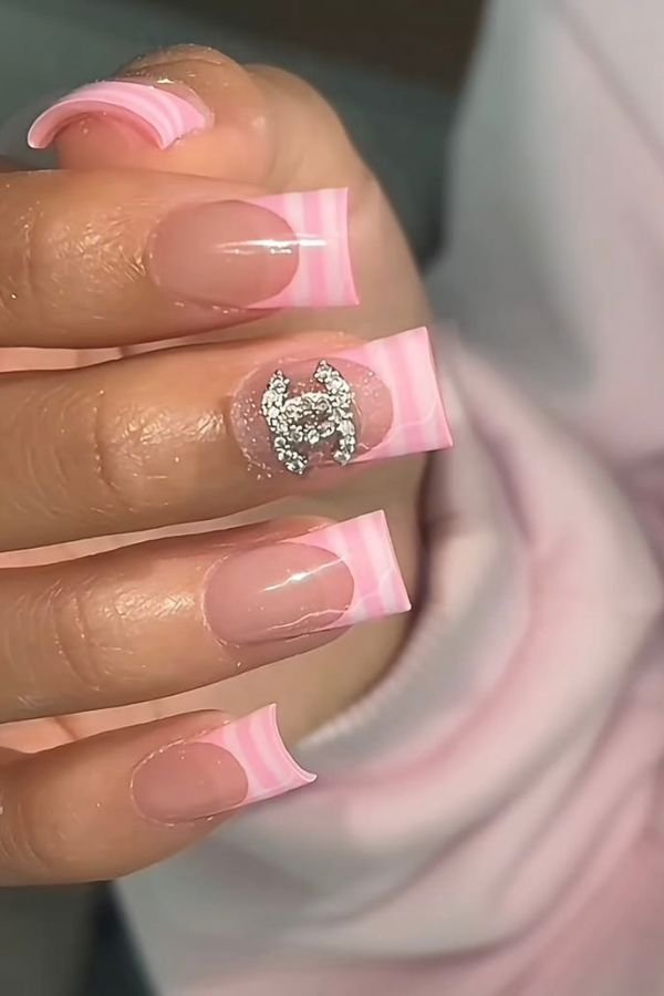 Square Nail Designs French Tip