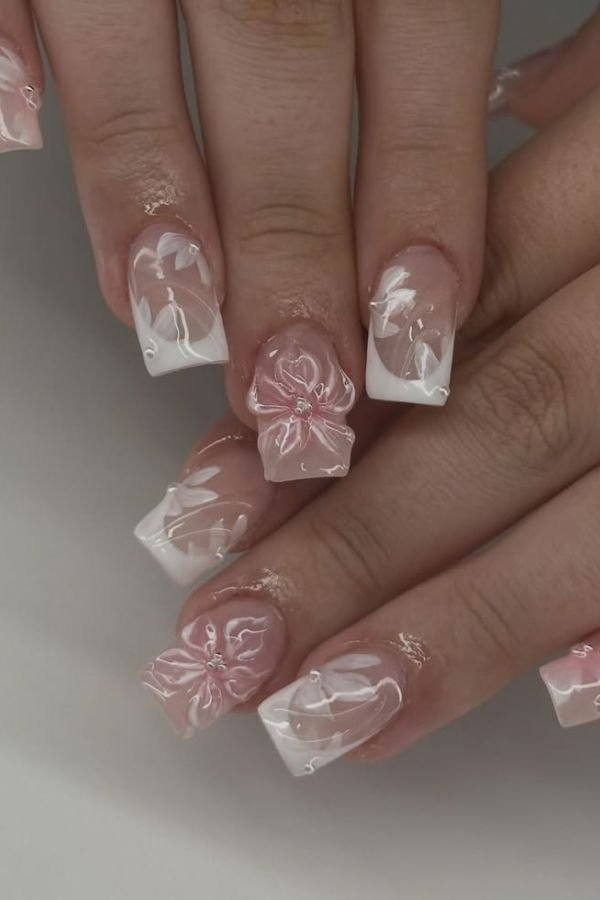 Square Nail Designs Medium