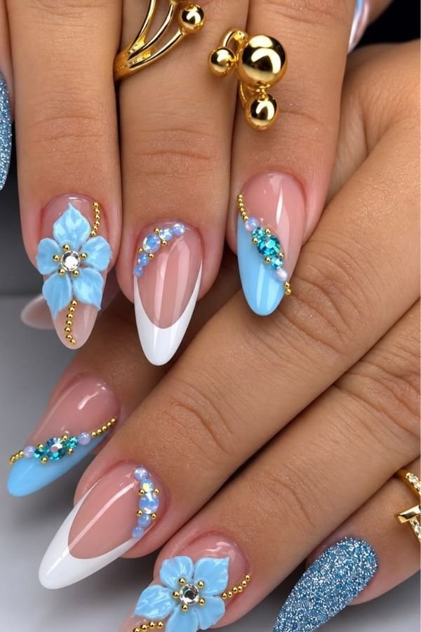 Acrylic Nail Designs Almond