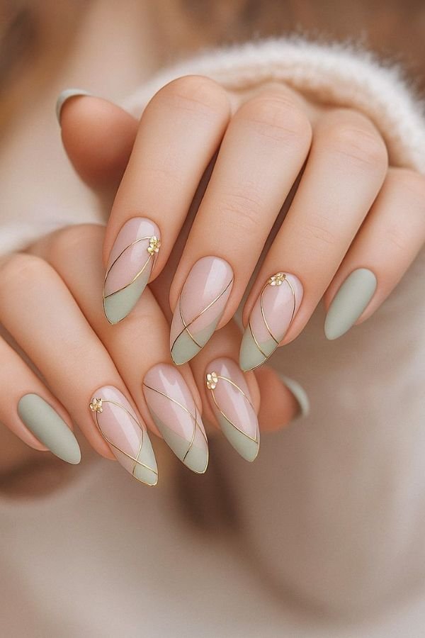 Almond Nails Designs Simple Classy