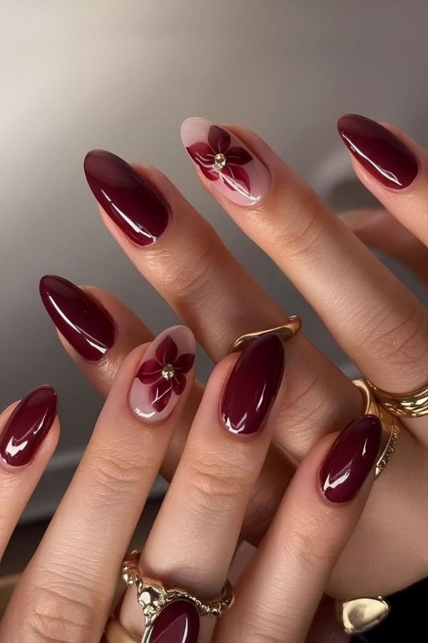 Almond Nails Designs Fall