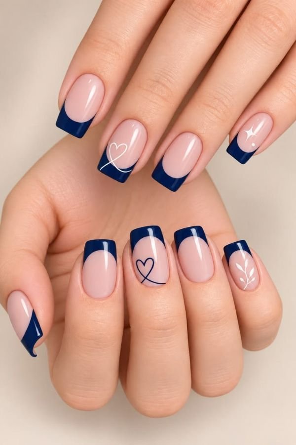 Square Nail Designs French Tip