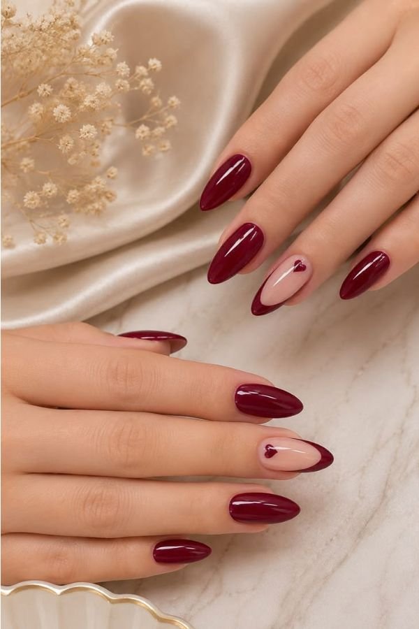 Red Nail Designs Aesthetic