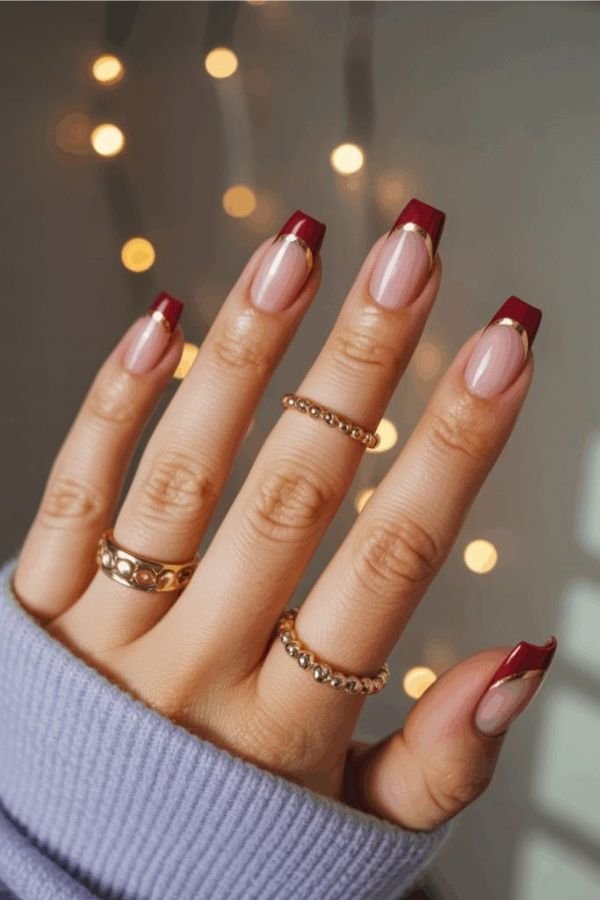 Red Nail Designs Square