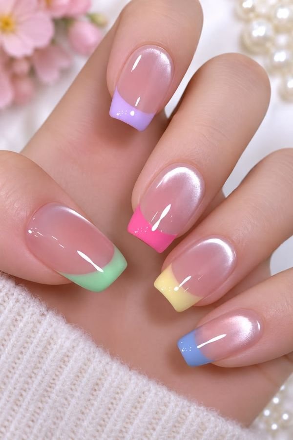 Square Nail Designs French