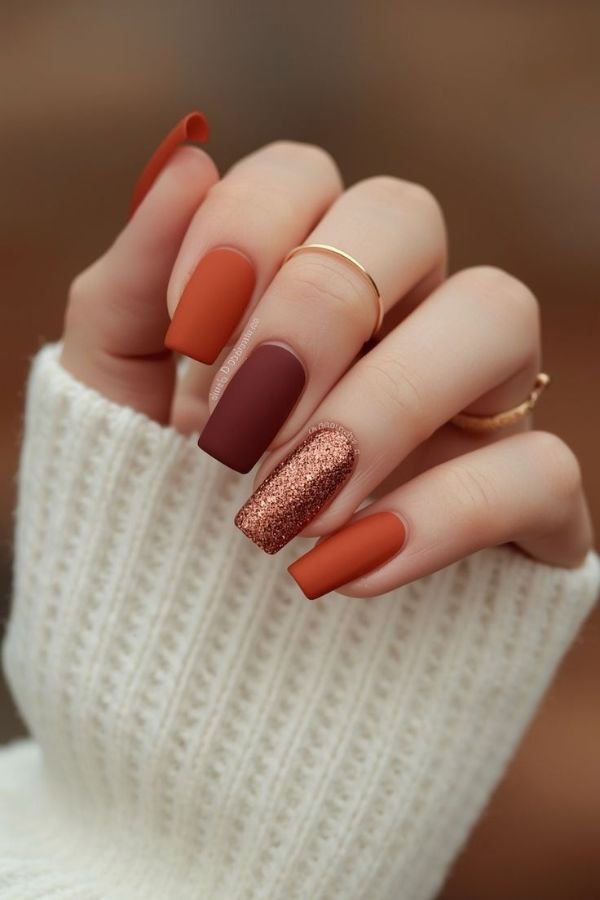 Square Nail Designs Fall