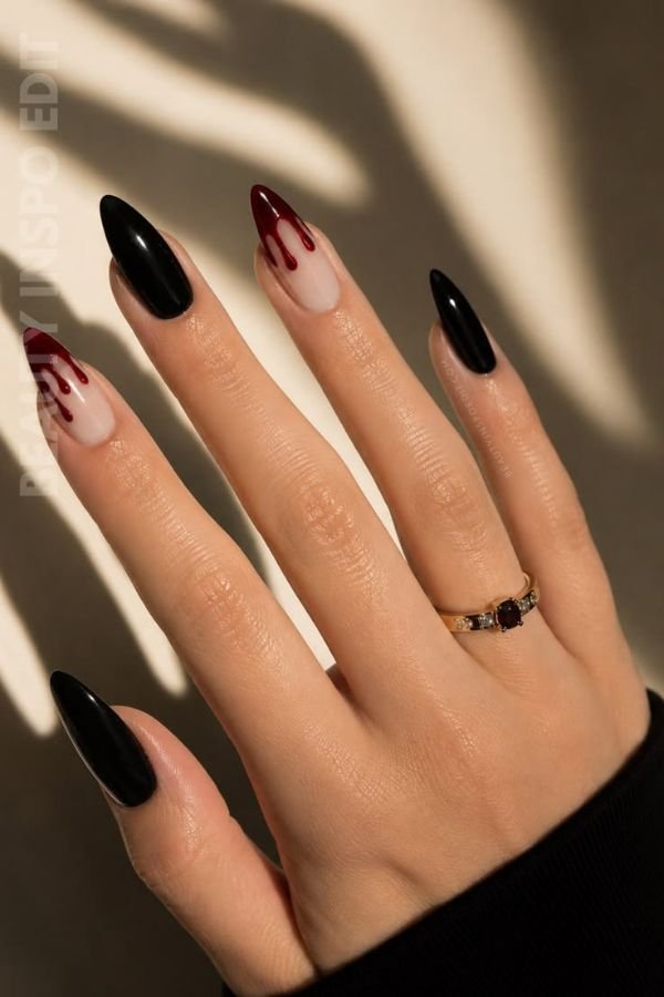Black Nail Designs Elegant