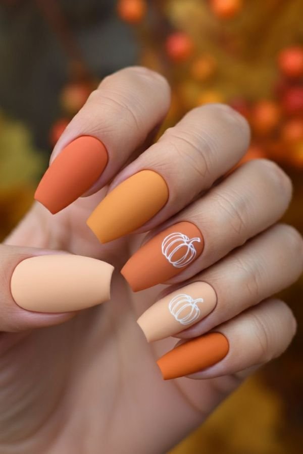 Square Nail Designs Fall