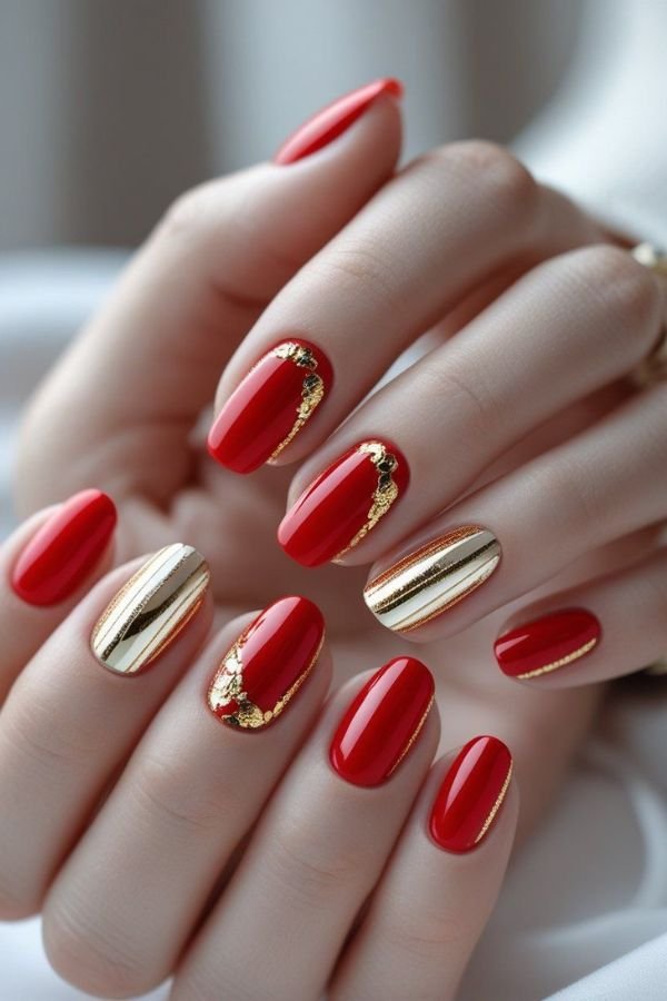 Red Nail Designs Elegant
