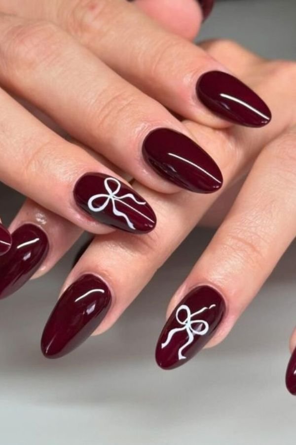 Red Nail Designs Simple