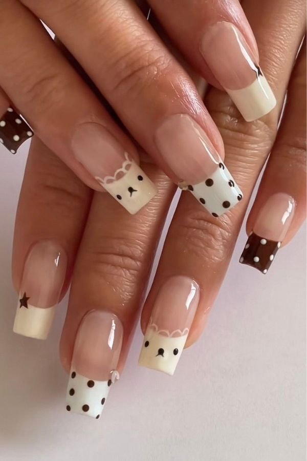 Square Nail Designs Cute