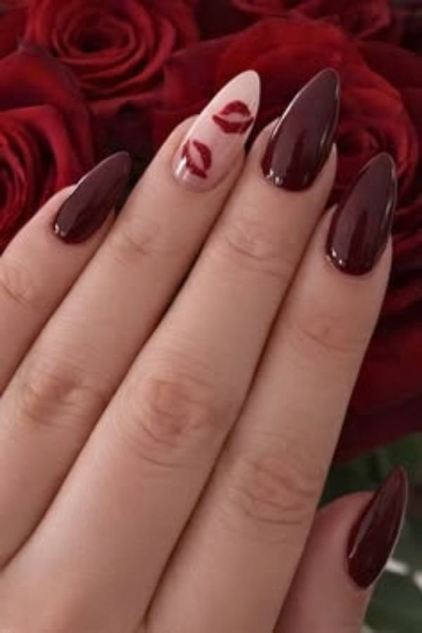 Red Nail Designs Simple