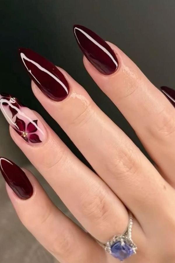 Red Nail Designs Simple